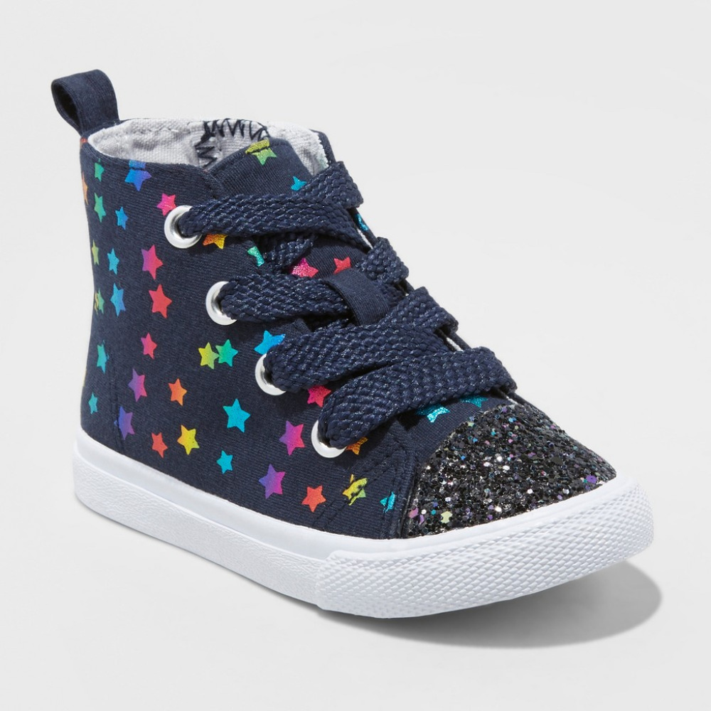 Toddler Girls' Dulce High Top Sneakers w/Glitter